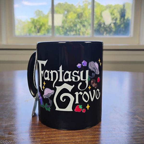 Fantasy Grove Mushroom Logo Mug