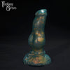 A Fantasy Grove sex toy on a black background with a logo in the upper left corner
