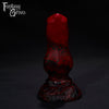 A Fantasy Grove sex toy on a black background with a logo in the upper left corner