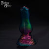 A Fantasy Grove sex toy on a black background with a logo in the upper left corner