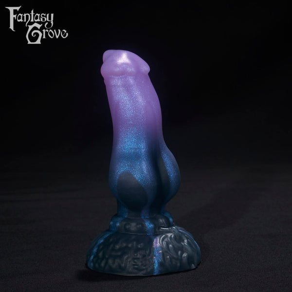 A fantasy sex toys on a black background with Fantasy Grove branding