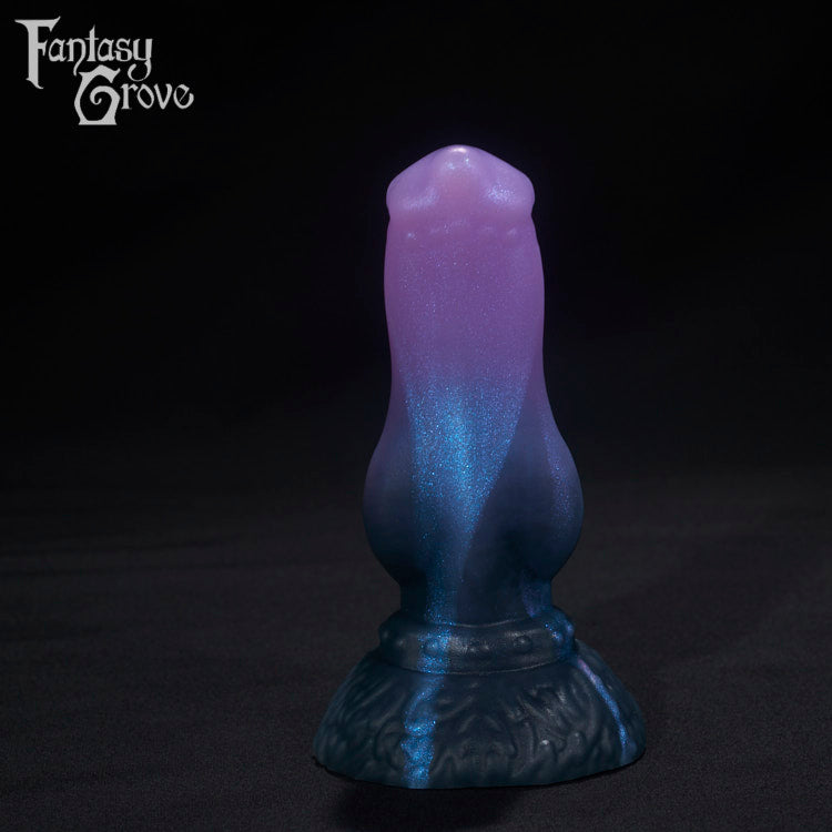 A fantasy sex toys on a black background with Fantasy Grove branding