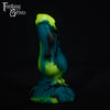 A fantasy sex toy on a black background with the Fantasy Grove logo in the upper left corner