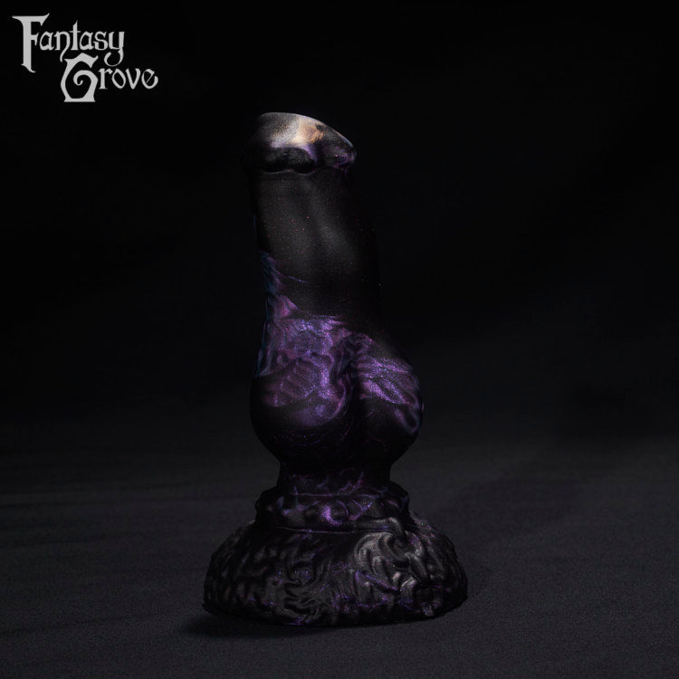 A fantasy sex toys on a black background with Fantasy Grove branding