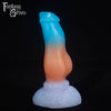 A fantasy sex toy on a black background with the Fantasy Grove logo in the upper left corner
