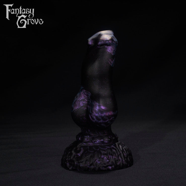 A fantasy sex toys on a black background with Fantasy Grove branding