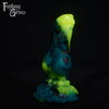 A fantasy sex toy on a black background with the Fantasy Grove logo in the upper left corner