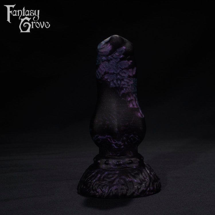 A fantasy sex toys on a black background with Fantasy Grove branding