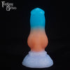 A fantasy sex toy on a black background with the Fantasy Grove logo in the upper left corner