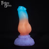 A fantasy sex toy on a black background with the Fantasy Grove logo in the upper left corner