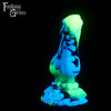 A fantasy sex toy on a black background with the Fantasy Grove logo in the upper left corner