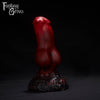 A Fantasy Grove sex toy on a black background with a logo in the upper left corner
