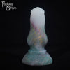 A fantasy sex toy on a black background with the Fantasy Grove logo in the upper left corner