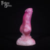 A fantasy sex toy on a black background with the Fantasy Grove logo in the upper left corner