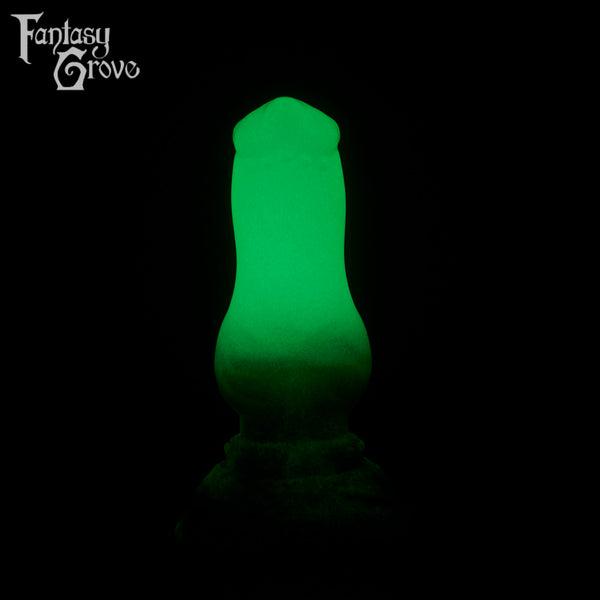 A fantasy sex toys on a black background with Fantasy Grove branding