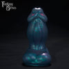 A Fantasy Grove sex toy on a black background with a logo in the upper left corner