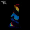 A fantasy sex toy on a black background with the Fantasy Grove logo in the upper left corner