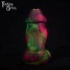 A fantasy sex toy on a black background with the Fantasy Grove logo in the upper left corner