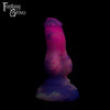 A fantasy sex toy on a black background with the Fantasy Grove logo in the upper left corner