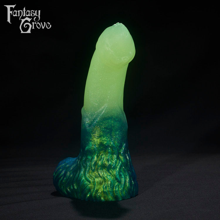 A fantasy sex toys on a black background with Fantasy Grove branding