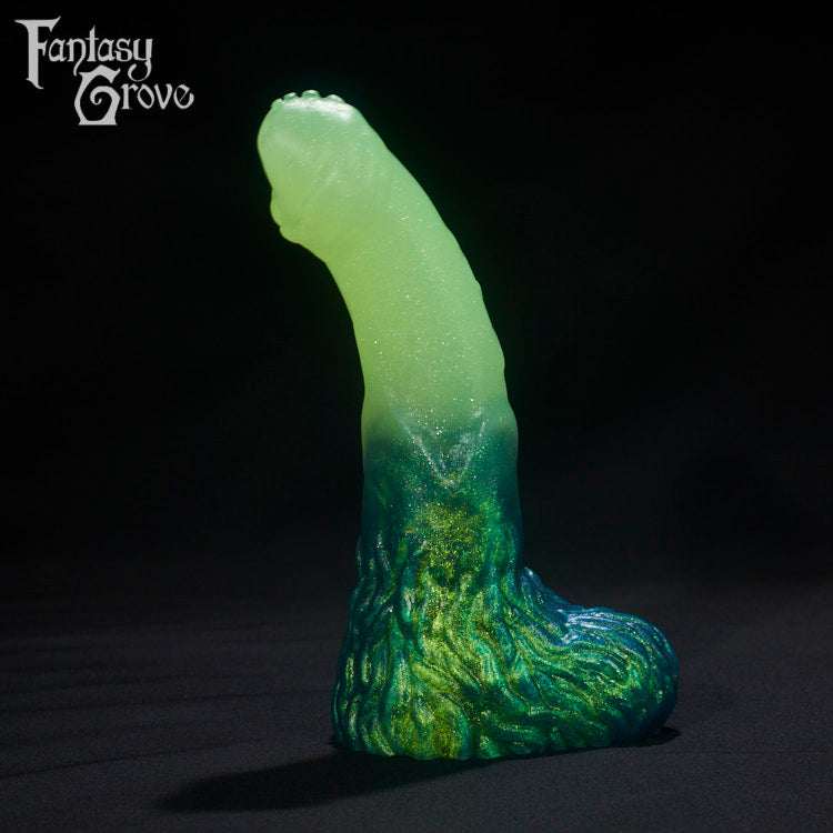 A fantasy sex toys on a black background with Fantasy Grove branding