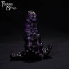 A Fantasy Grove sex toy on a black background with a logo in the upper left corner
