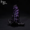 A Fantasy Grove sex toy on a black background with a logo in the upper left corner