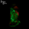 A fantasy sex toy on a black background with the Fantasy Grove logo in the upper left corner