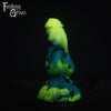 A fantasy sex toy on a black background with the Fantasy Grove logo in the upper left corner