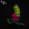 A fantasy sex toy on a black background with the Fantasy Grove logo in the upper left corner