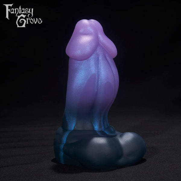 A fantasy sex toys on a black background with Fantasy Grove branding