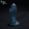 A Fantasy Grove sex toy on a black background with a logo in the upper left corner