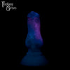 A fantasy sex toy on a black background with the Fantasy Grove logo in the upper left corner