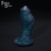 A Fantasy Grove sex toy on a black background with a logo in the upper left corner