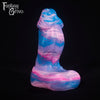 A fantasy sex toy on a black background with the Fantasy Grove logo in the upper left corner