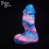 A fantasy sex toy on a black background with the Fantasy Grove logo in the upper left corner