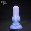 A fantasy sex toy on a black background with the Fantasy Grove logo in the upper left corner 