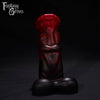 A Fantasy Grove sex toy on a black background with a logo in the upper left corner