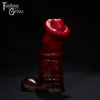 A Fantasy Grove sex toy on a black background with a logo in the upper left corner