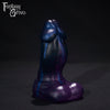 A fantasy sex toy on a black background with the Fantasy Grove logo in the upper left corner 