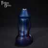 A fantasy sex toy on a black background with the Fantasy Grove logo in the upper left corner 