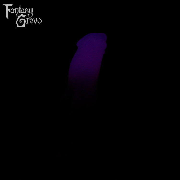 A fantasy sex toy on a black background with the Fantasy Grove logo in the upper left corner