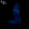 A fantasy sex toy on a black background with the Fantasy Grove logo in the upper left corner