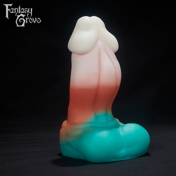 A fantasy sex toys on a black background with Fantasy Grove branding
