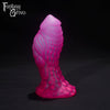 A Fantasy Grove sex toy on a black background with a logo in the upper left corner