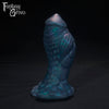 A Fantasy Grove sex toy on a black background with a logo in the upper left corner