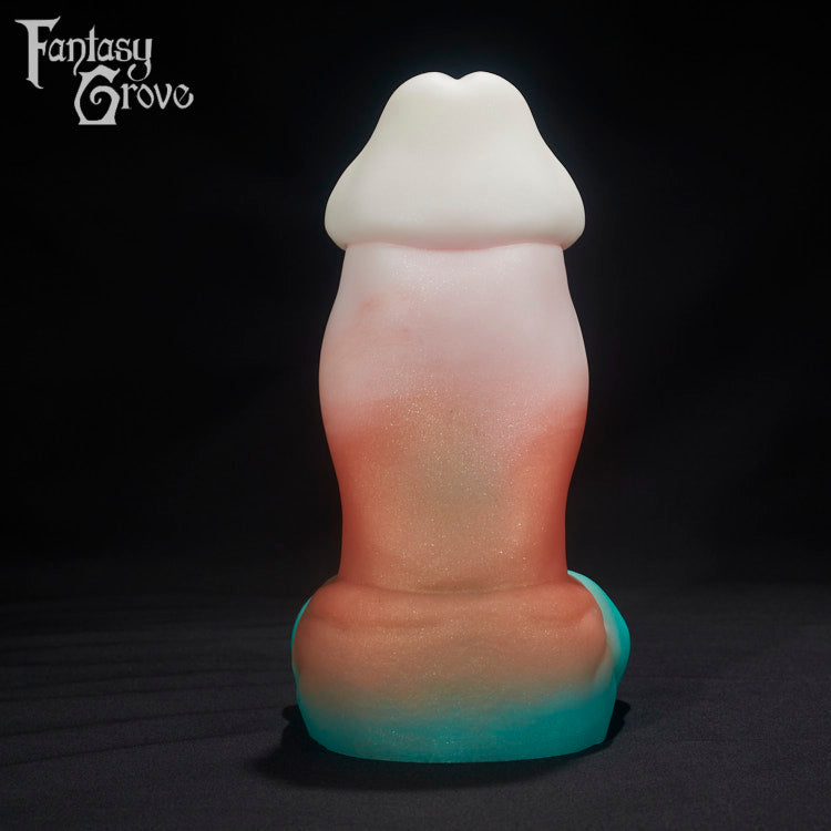 A fantasy sex toys on a black background with Fantasy Grove branding