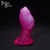 A Fantasy Grove sex toy on a black background with a logo in the upper left corner