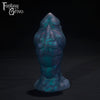 A Fantasy Grove sex toy on a black background with a logo in the upper left corner
