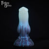 A fantasy sex toy on a black background with the Fantasy Grove logo in the upper left corner